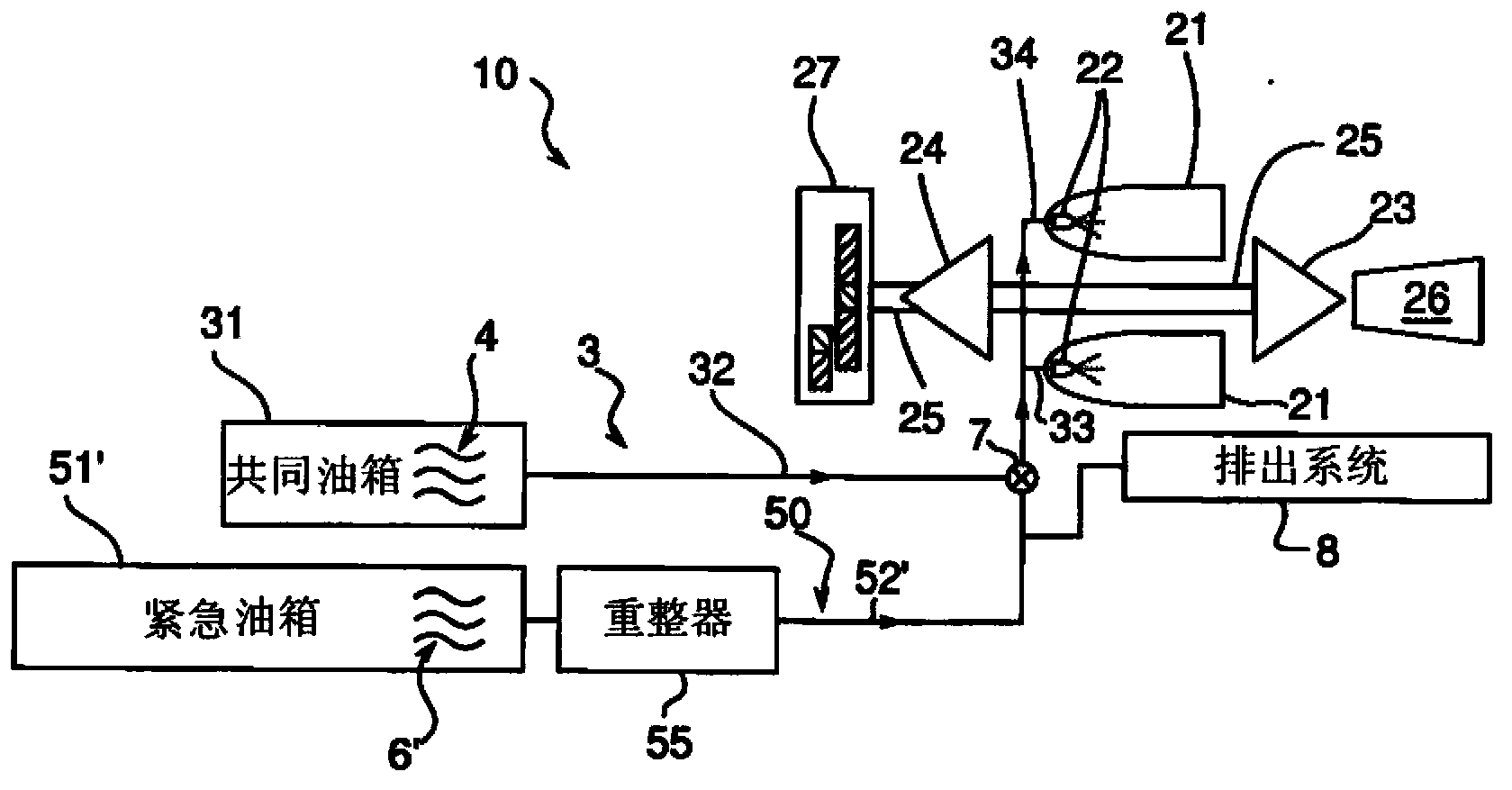 Auxiliary power supply process by an auxiliary power group and corresponding architecture