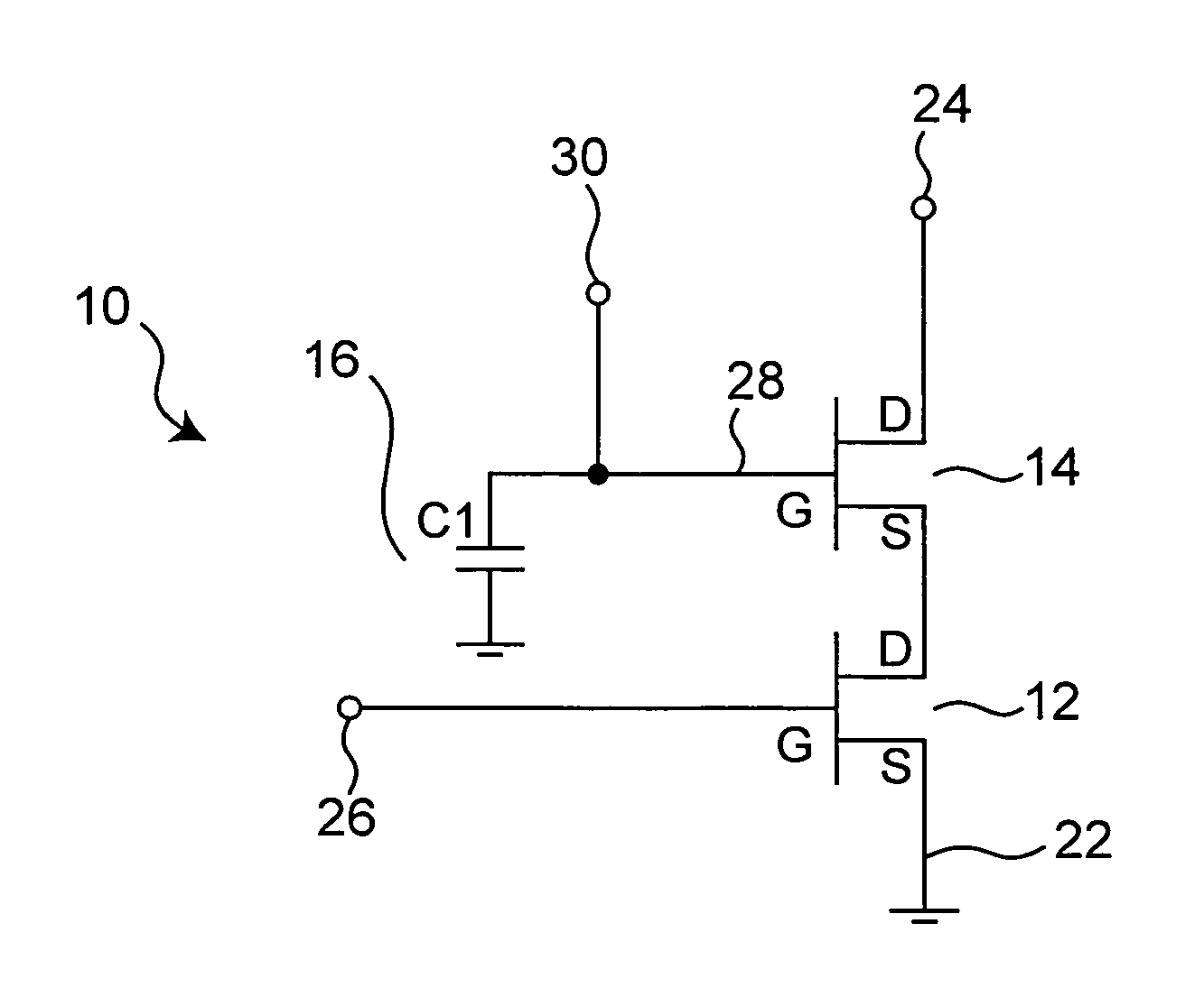 Cascode circuit and integrated circuit having it