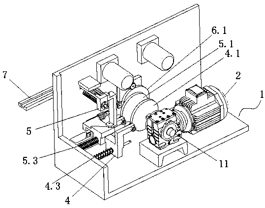 Magnetic shoe continuous feeding automatic chamfering machine