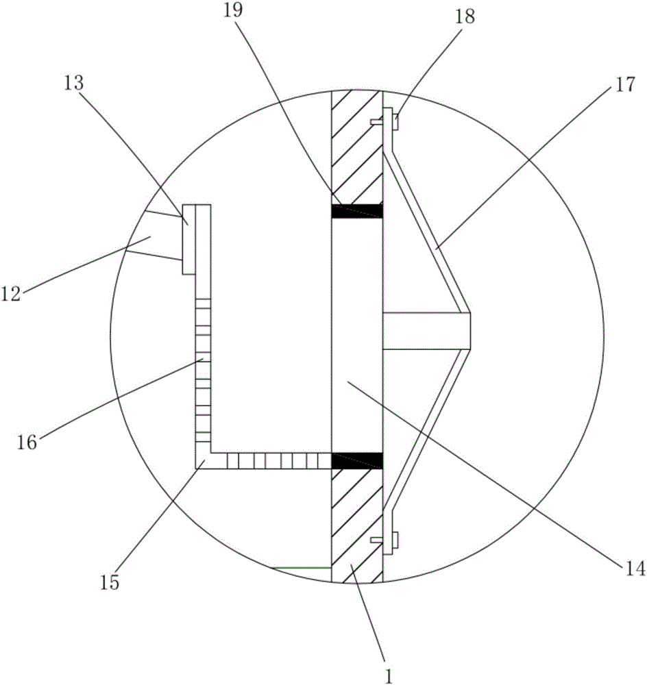 Sewage purification treatment device of municipal sewage pipe network