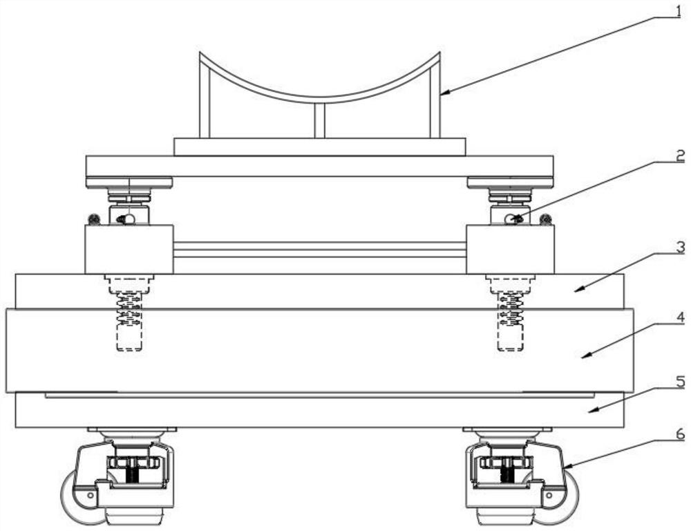 Bearing turntable for steering of large pressure vessel