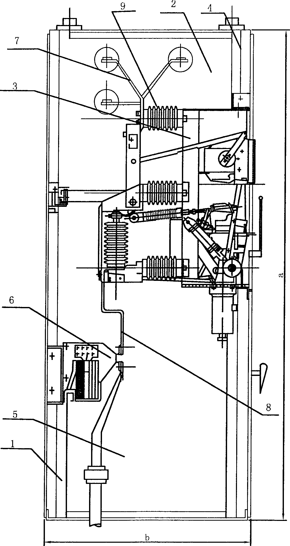 High voltage switchgear of sensing technique