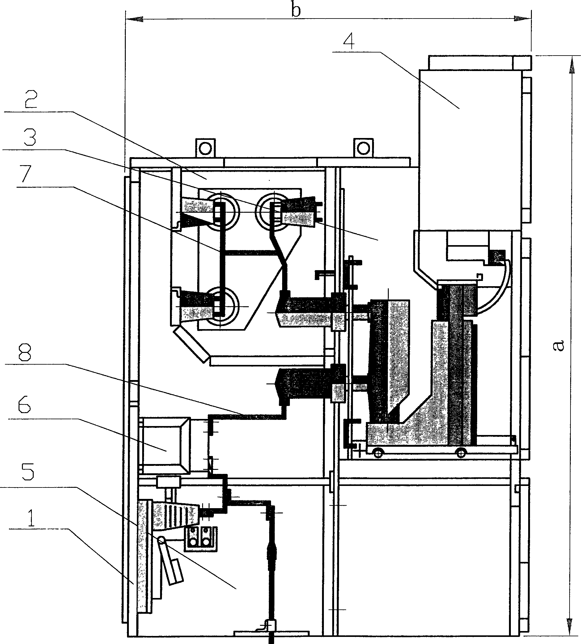 High voltage switchgear of sensing technique