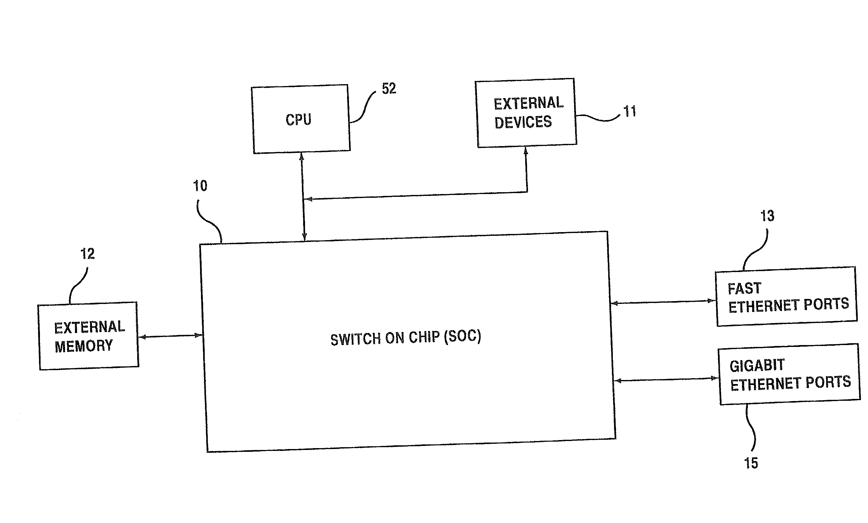 Network switching architecture with fast filtering processor