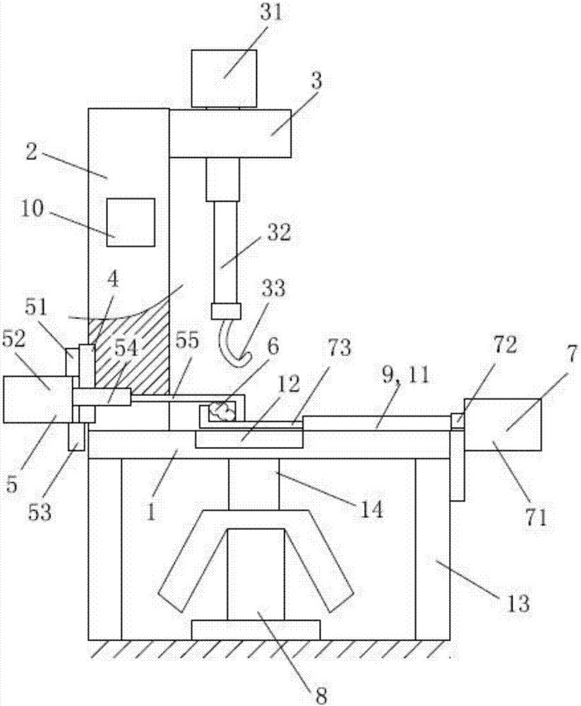 Multifunctional rock mechanical property tester