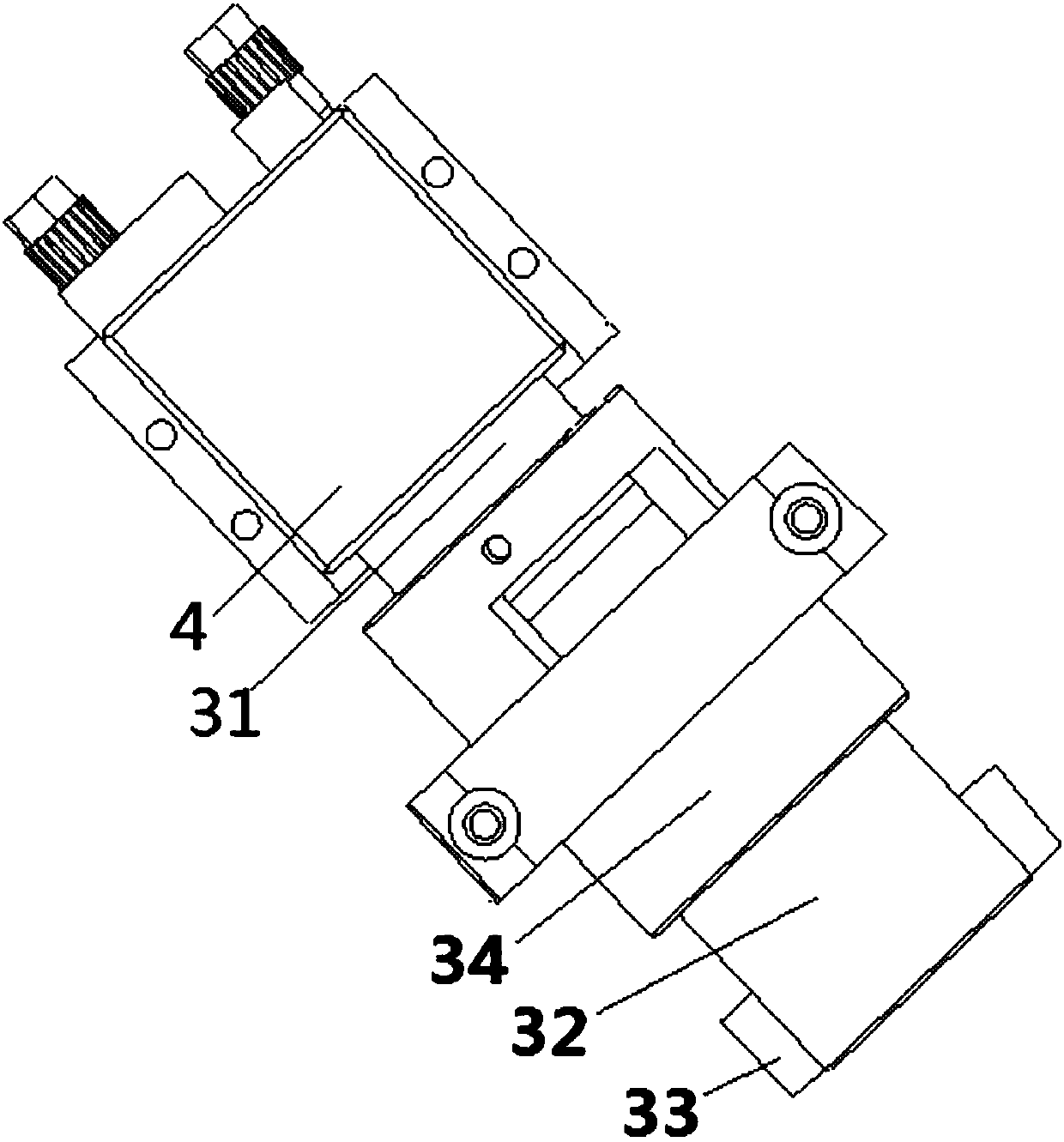 Molten pool monitoring device for high-power welding