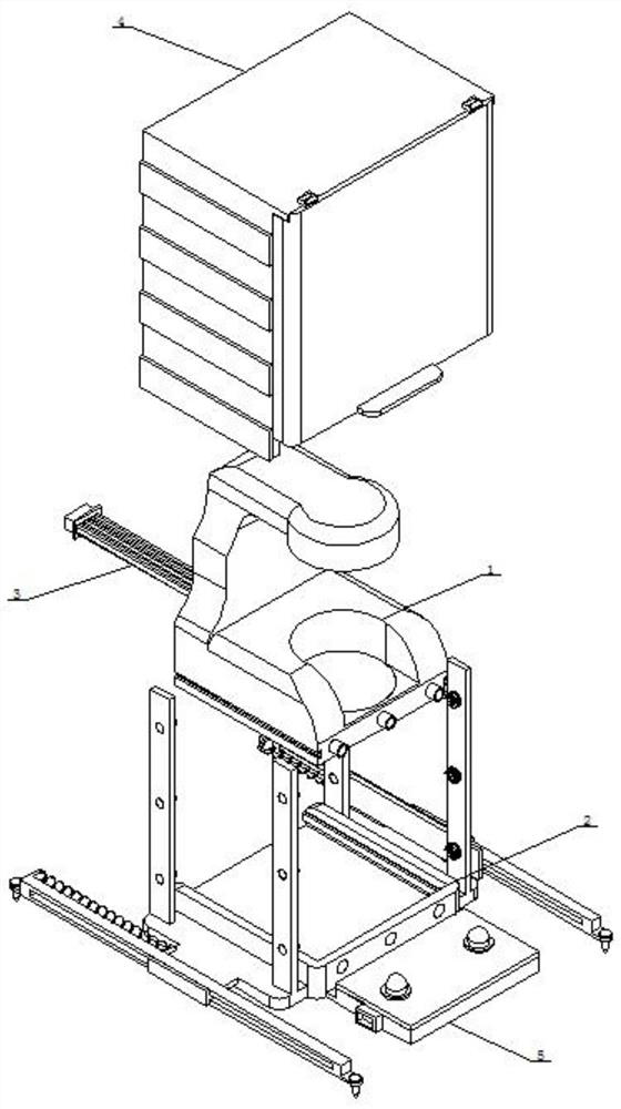 Vein verification device based on computer