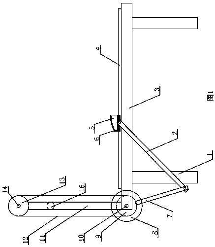 Motor-driven type lower limb training rehabilitation apparatus for medical use