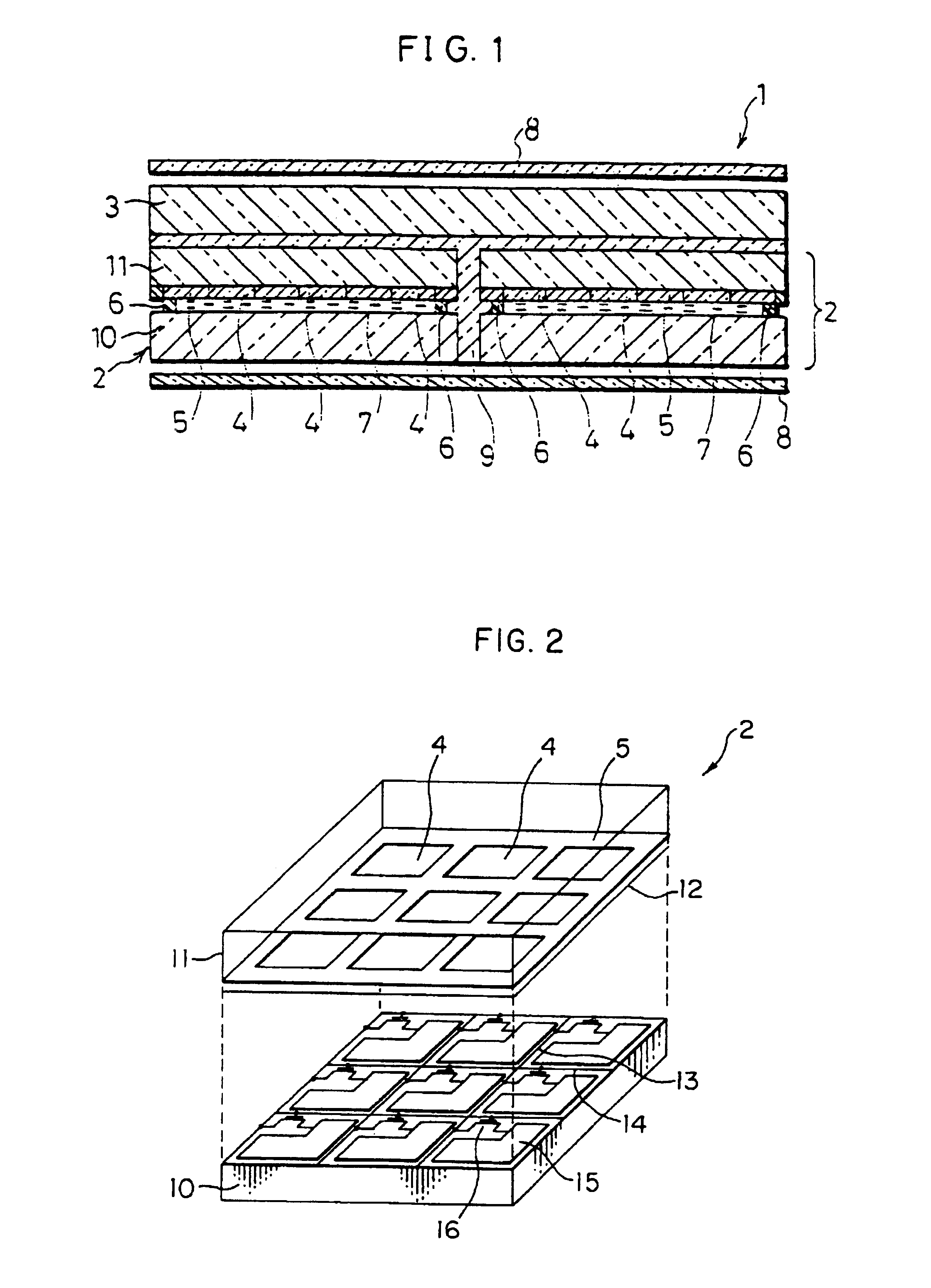 Liquid crystal display formed by a plurality of non-electrically interconnected liquid crystal display panels