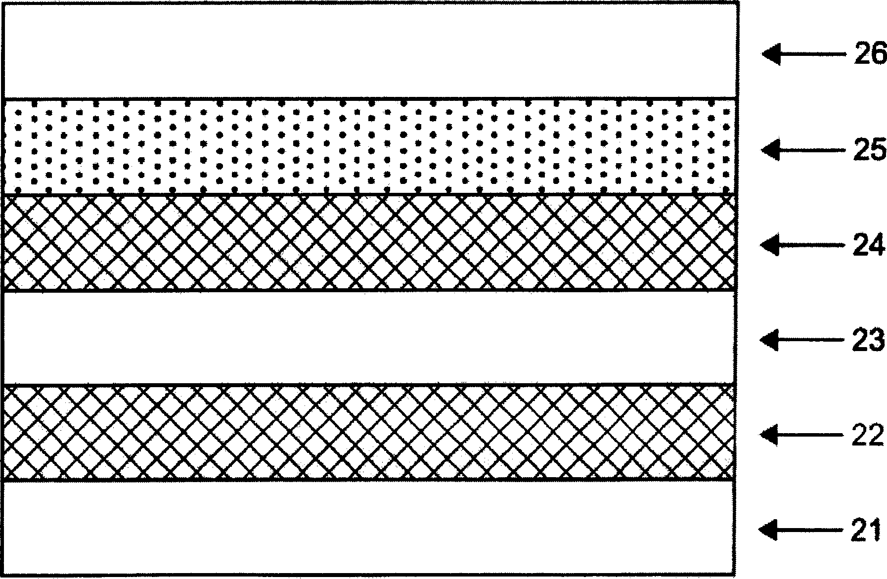 Luminous source structure for flat display