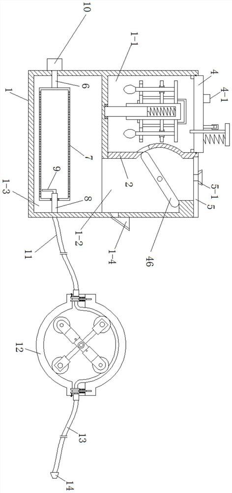 Powder distributing and supplying device and usage method thereof