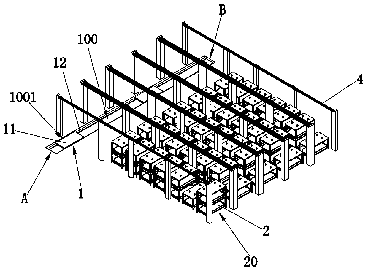 A three-dimensional parking lot