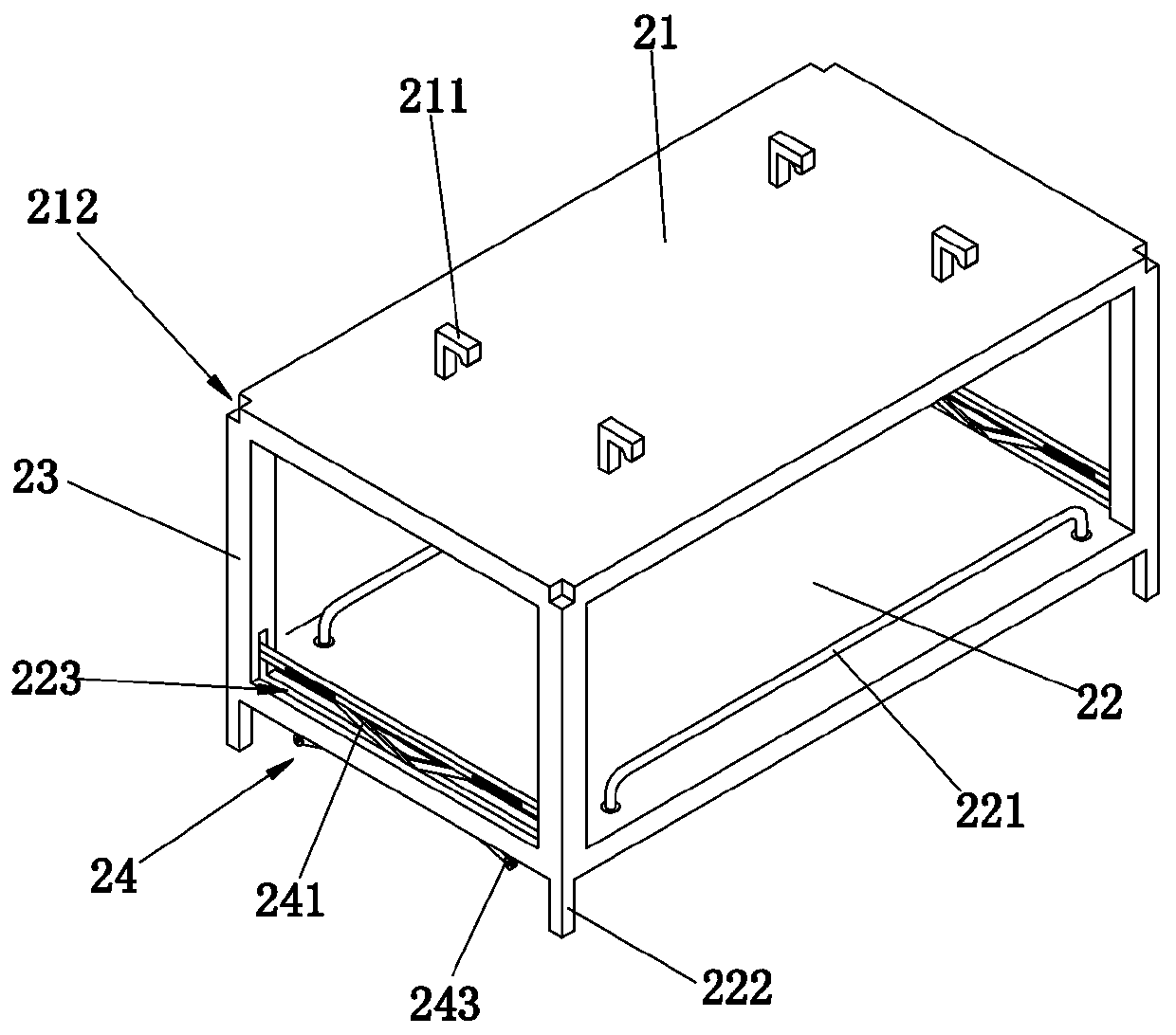 A three-dimensional parking lot