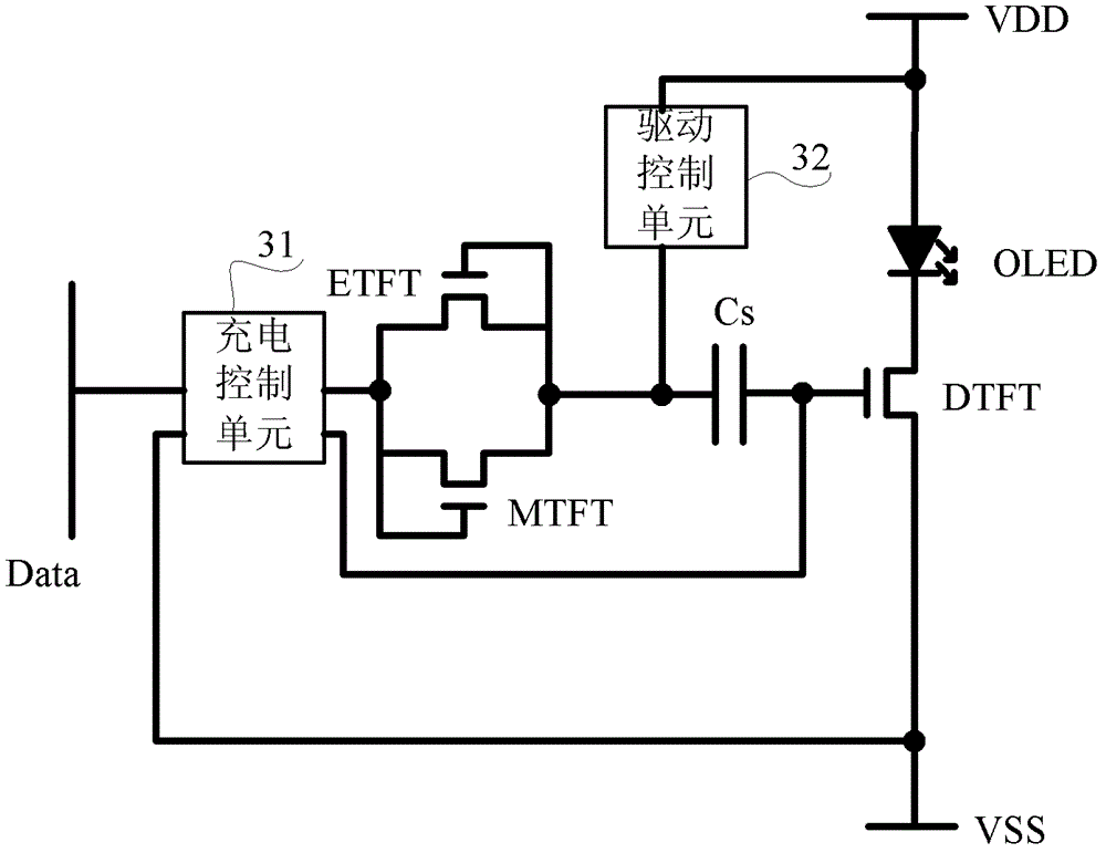 Pixel cell driving circuit, pixel cell driving method, pixel cell and display device