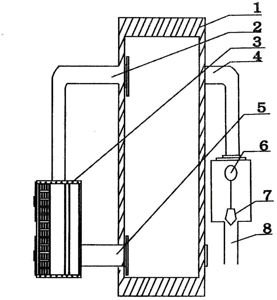 Automatic drainage device for moistureproof power distribution cabinet