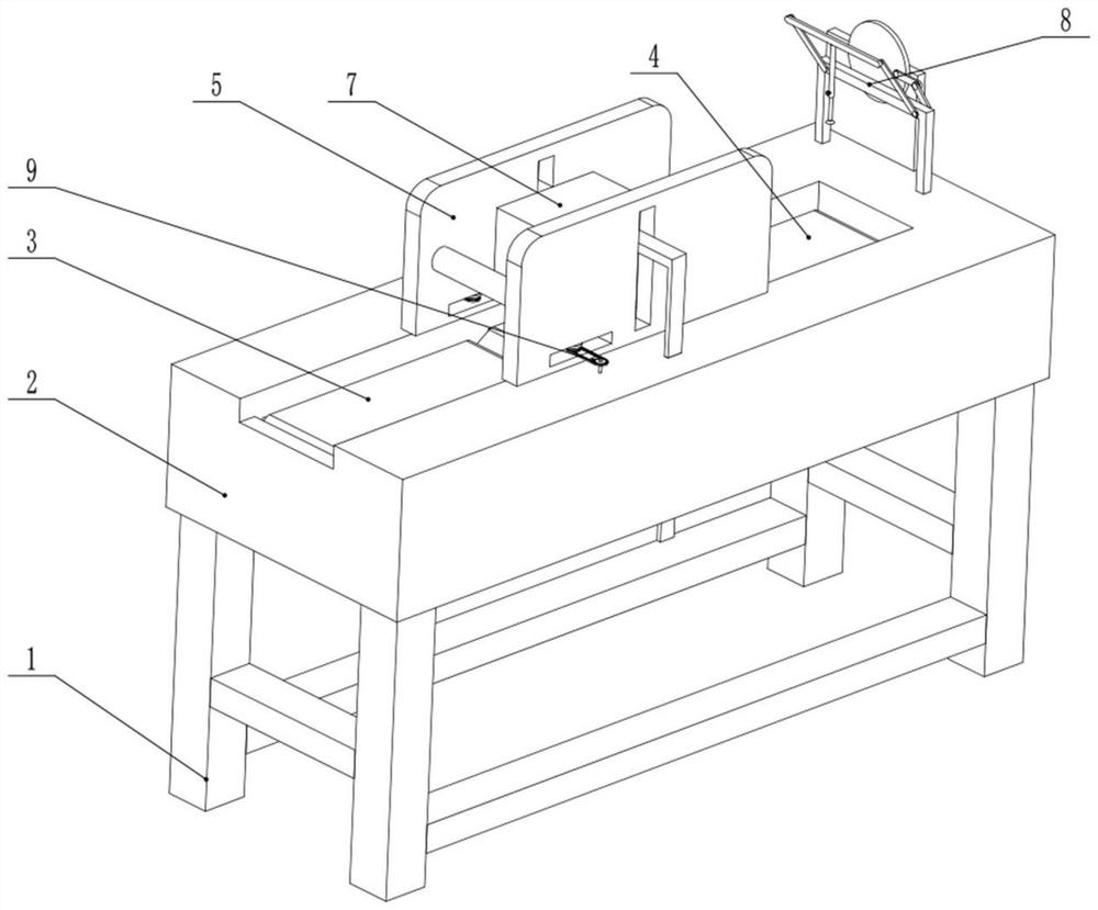 E-commerce logistics article packaging device