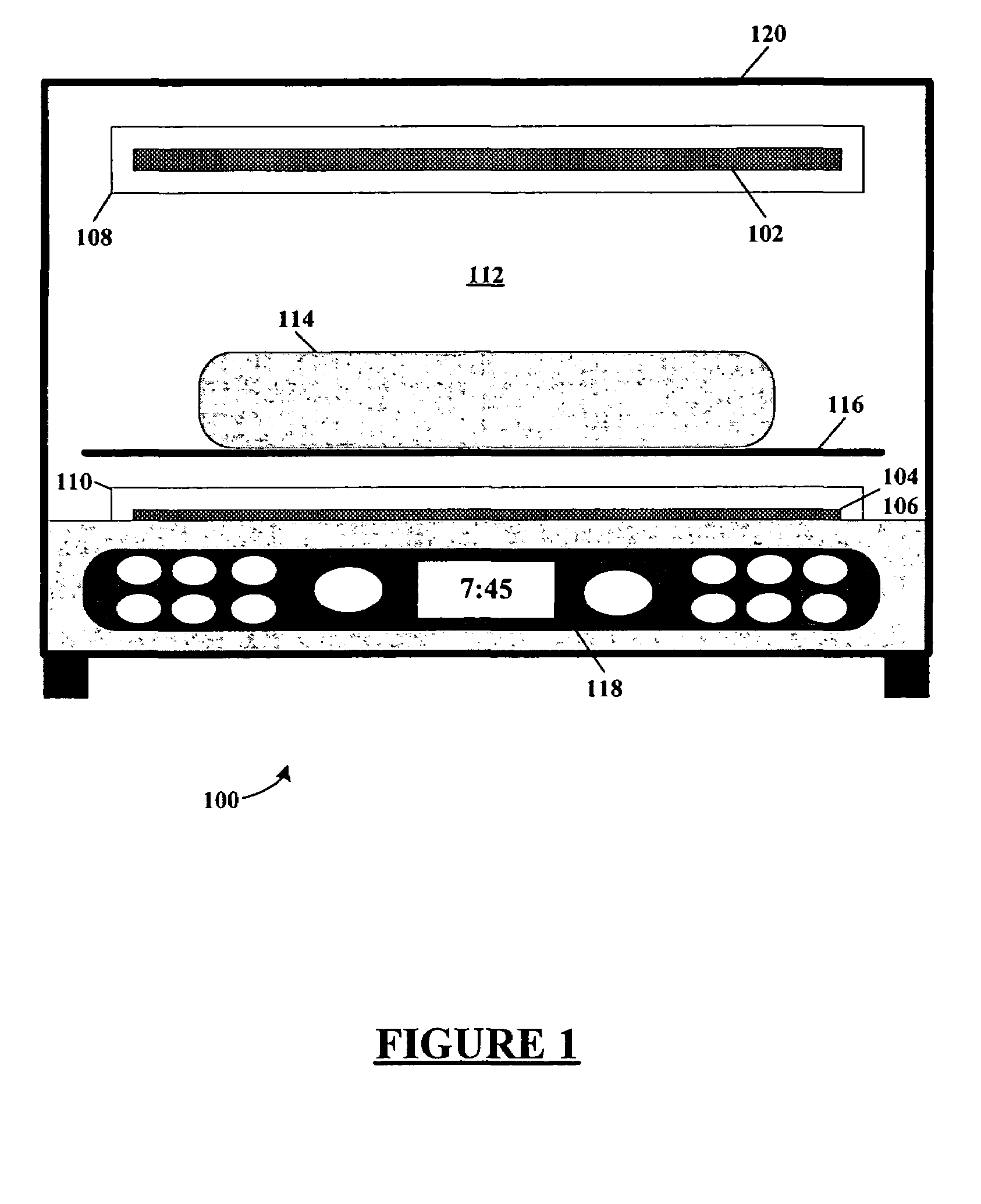 Multi-purpose oven using infrared heating for reduced cooking time