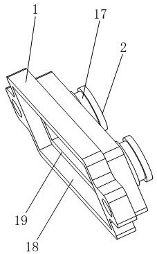 A dual-path laser with an adjustment structure and its center positioning method