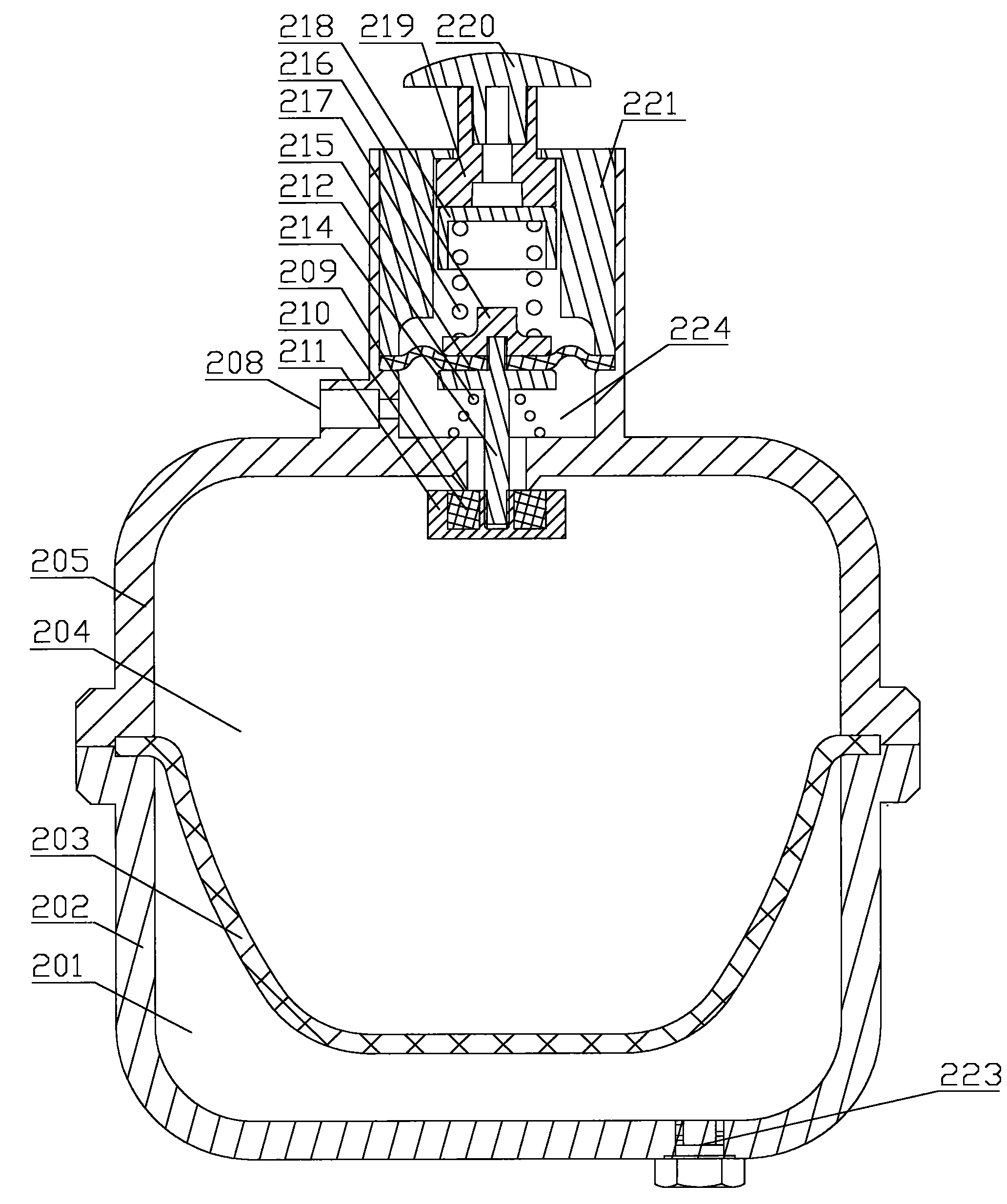 Novel water storage tank