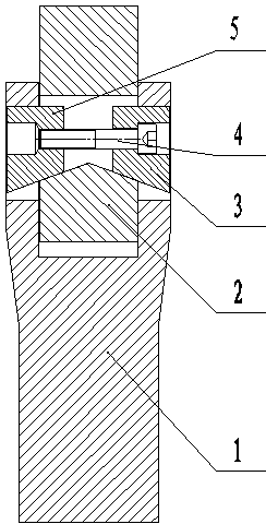 Special bucket tooth of high-frequency crushing hammer