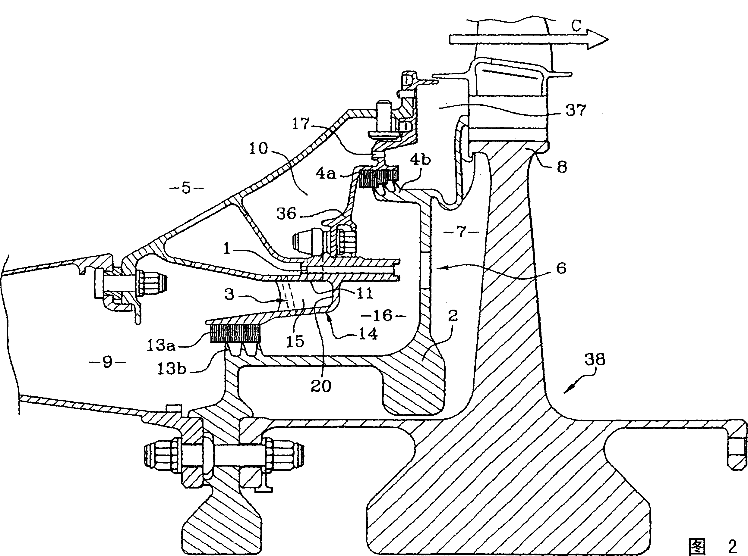 Stator for a turbomachine