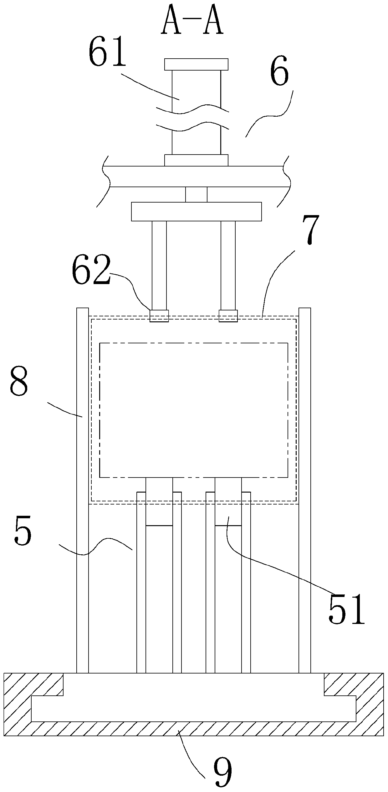 Woven bag packing device