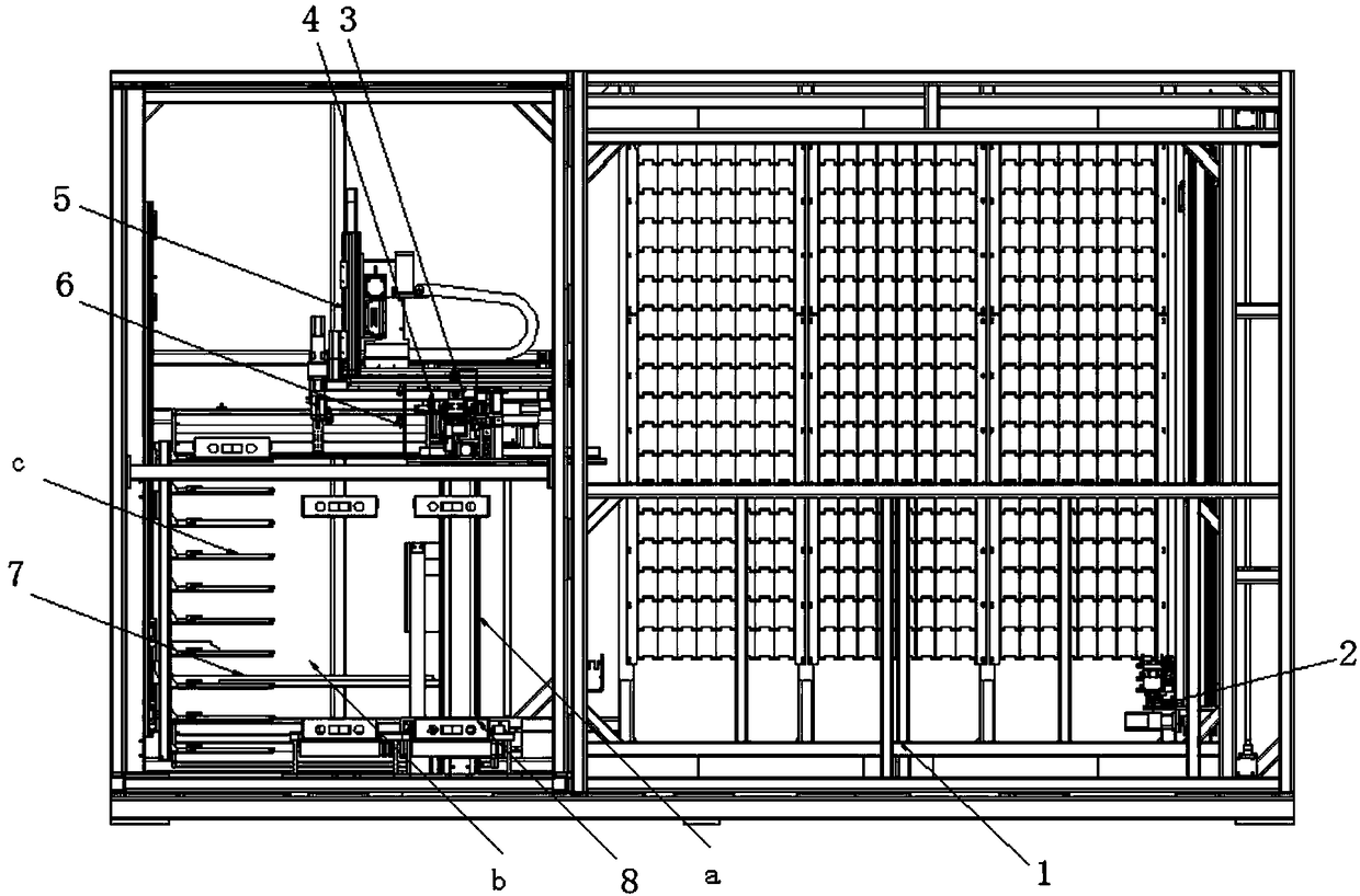 A kind of pcb tool automatic access device and method