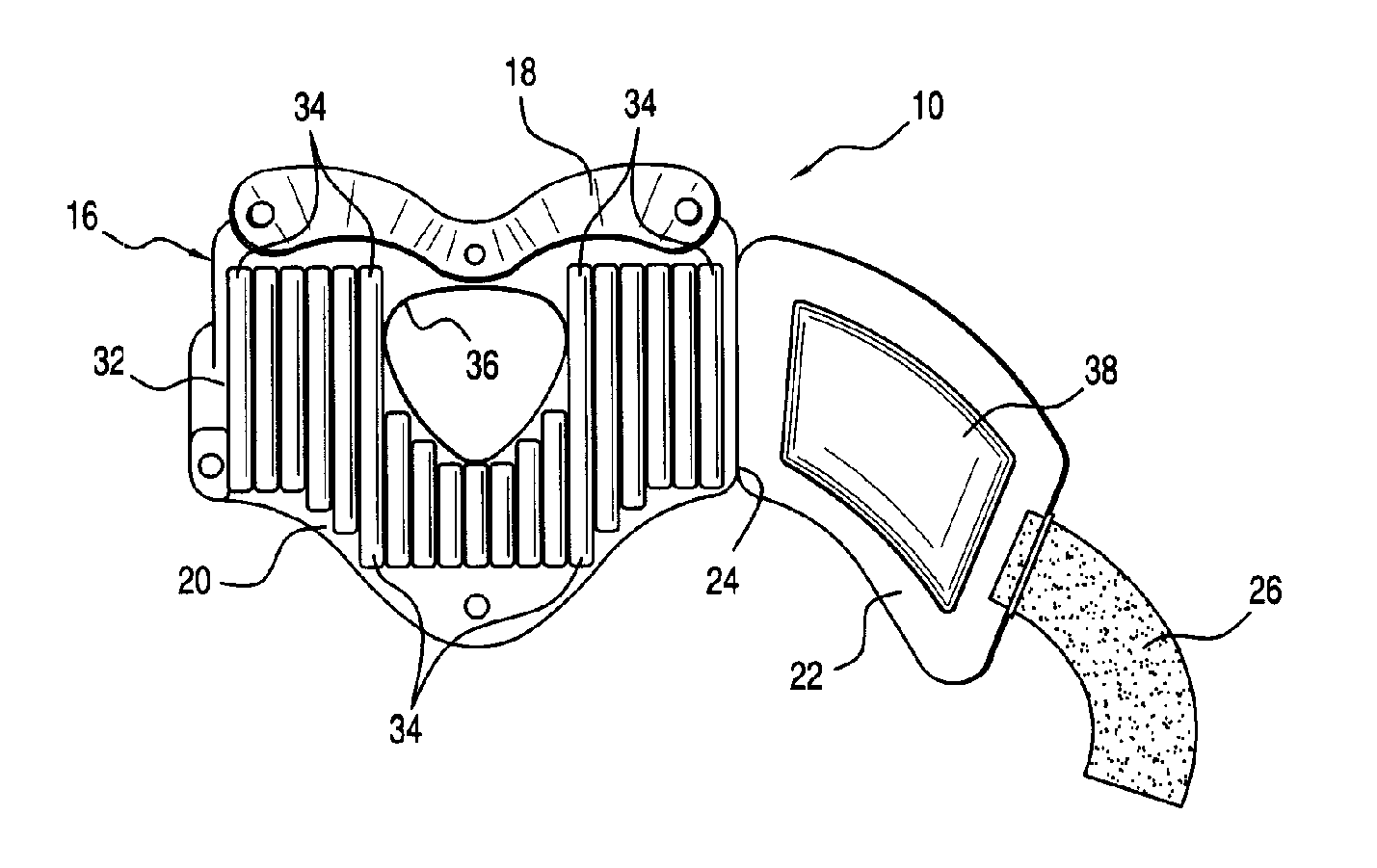 Cervical Immobilization Collar with Arterial Cooling Elements