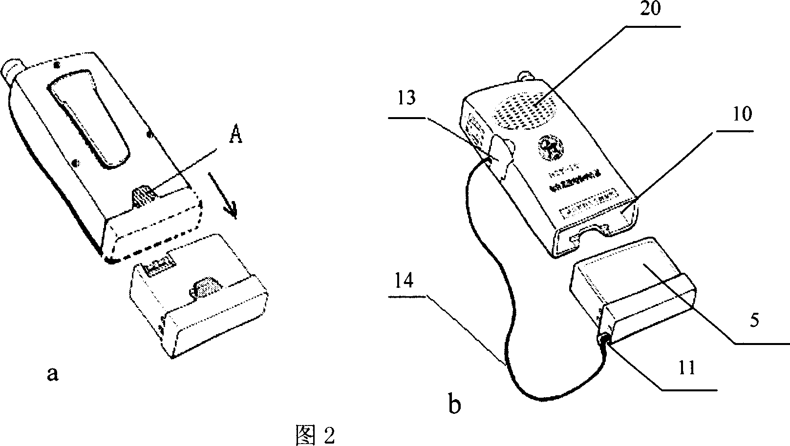 Portable and convenient type high-altitude breathing oxygen enhancing apparatus, and its application