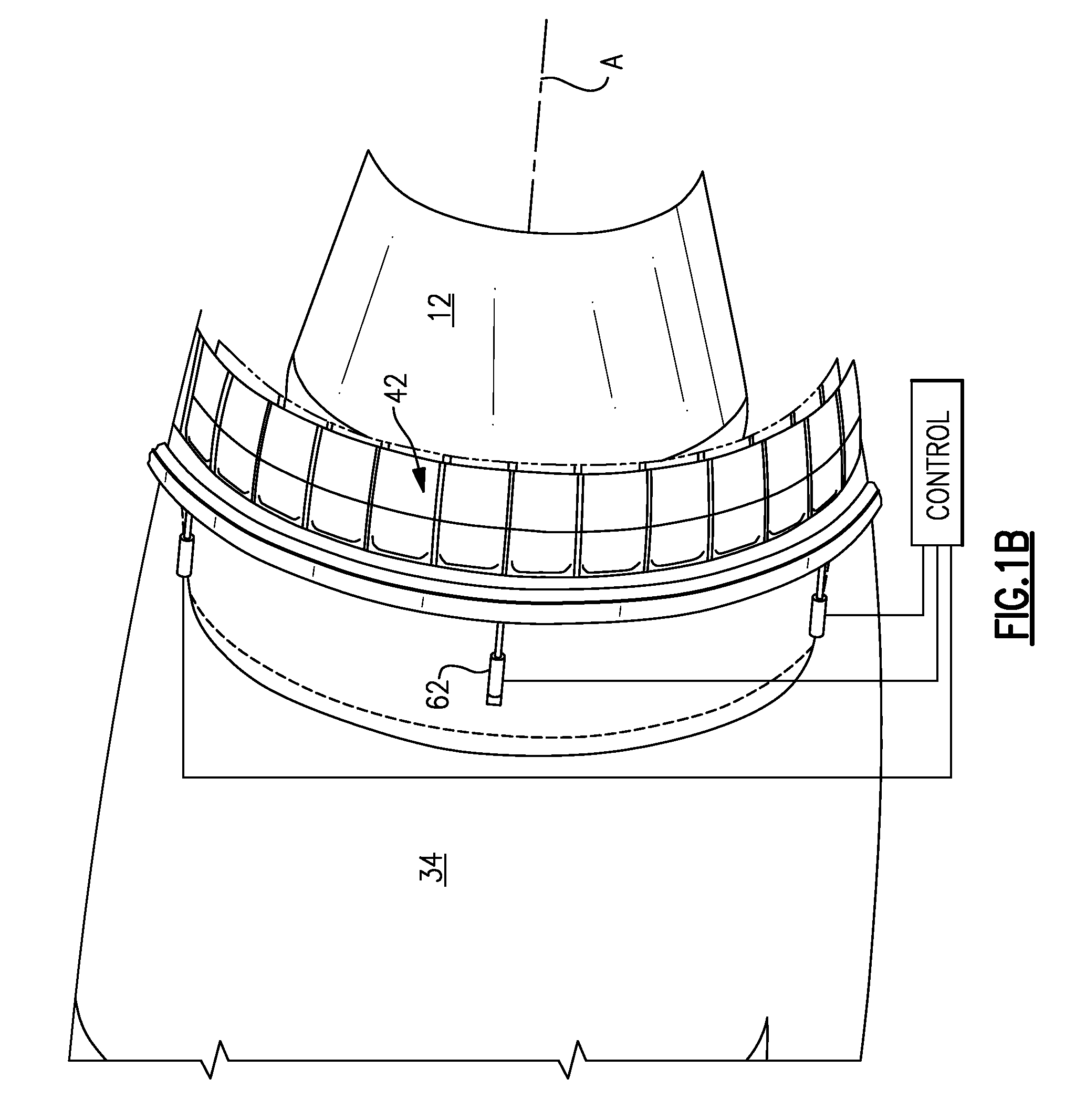 Fan variable area nozzle for a gas turbine engine fan nacelle with drive ring actuation system