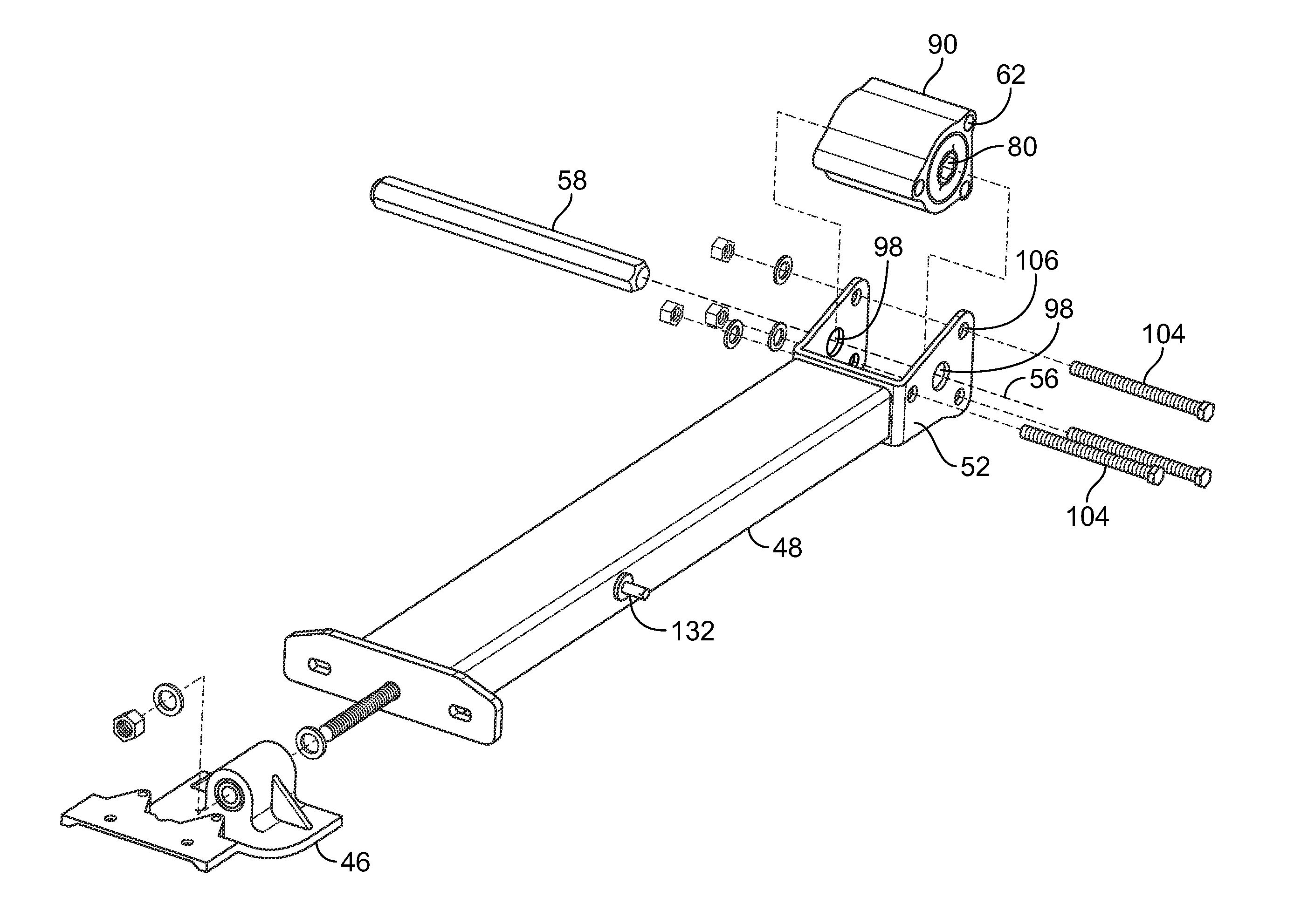 Cutterbar support for a crop harvesting header