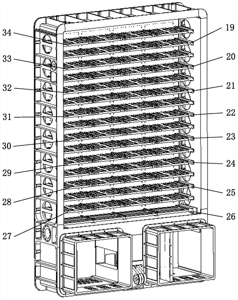 Precision active phased-array radar antenna frame