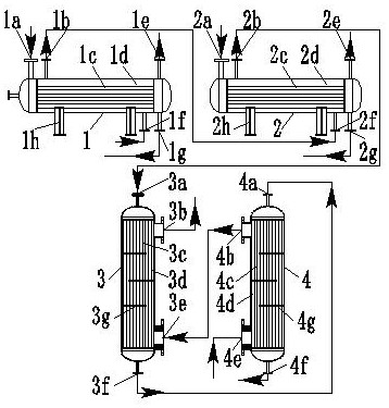 Waste heat recycling system of complete set of waste oil treatment equipment