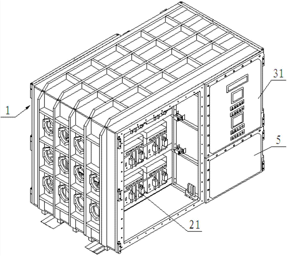 Mining voltage type high-voltage explosion-proof frequency converter