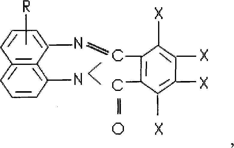 Red naphtocyclinon solvent dye and preparation method thereof