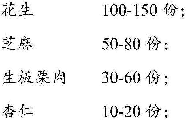 Low-fat mixed peanut paste and preparation method thereof