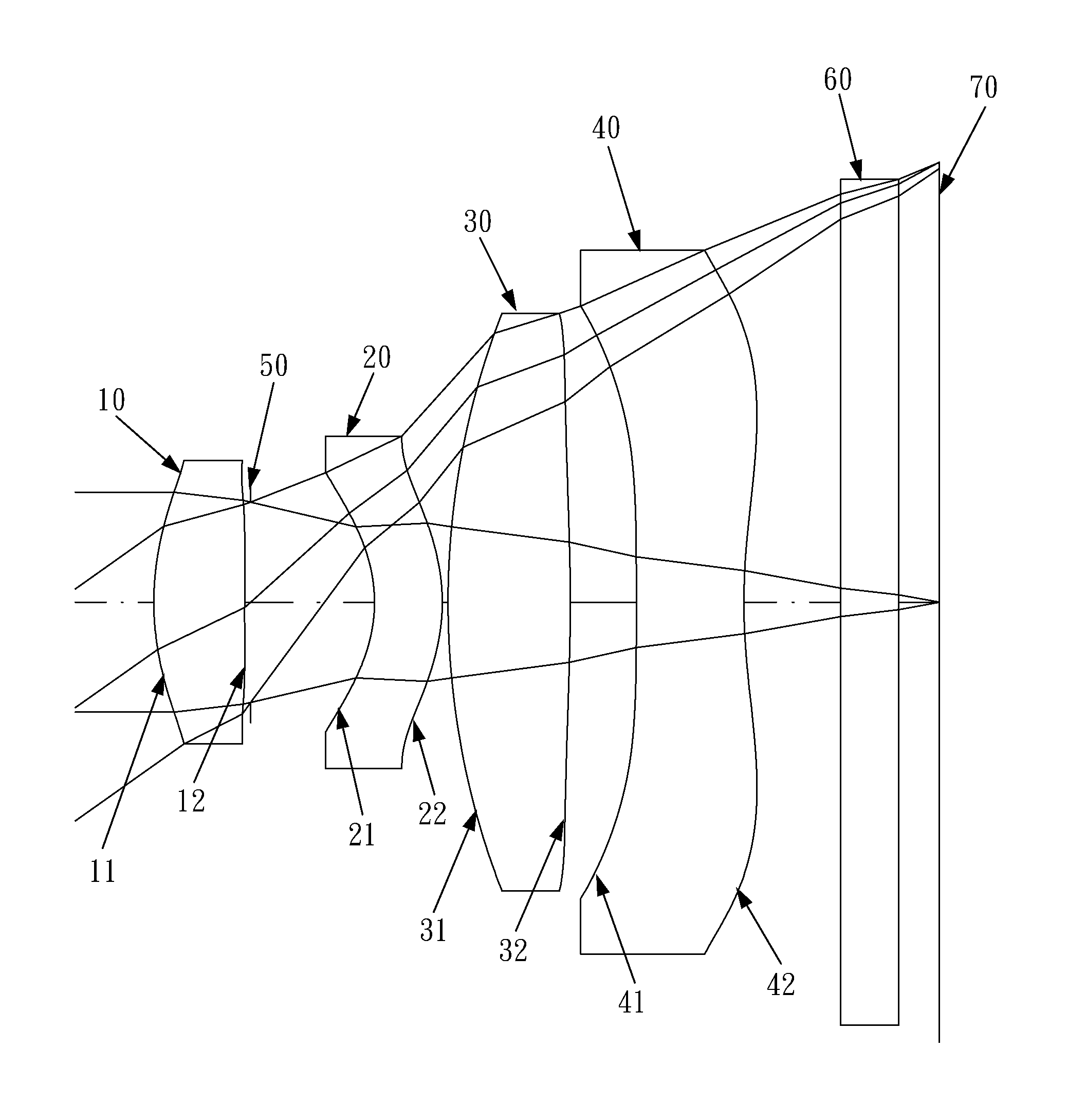 Optical Lens System for Taking Image