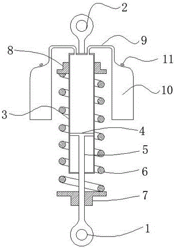 Air damper used for motorcycle