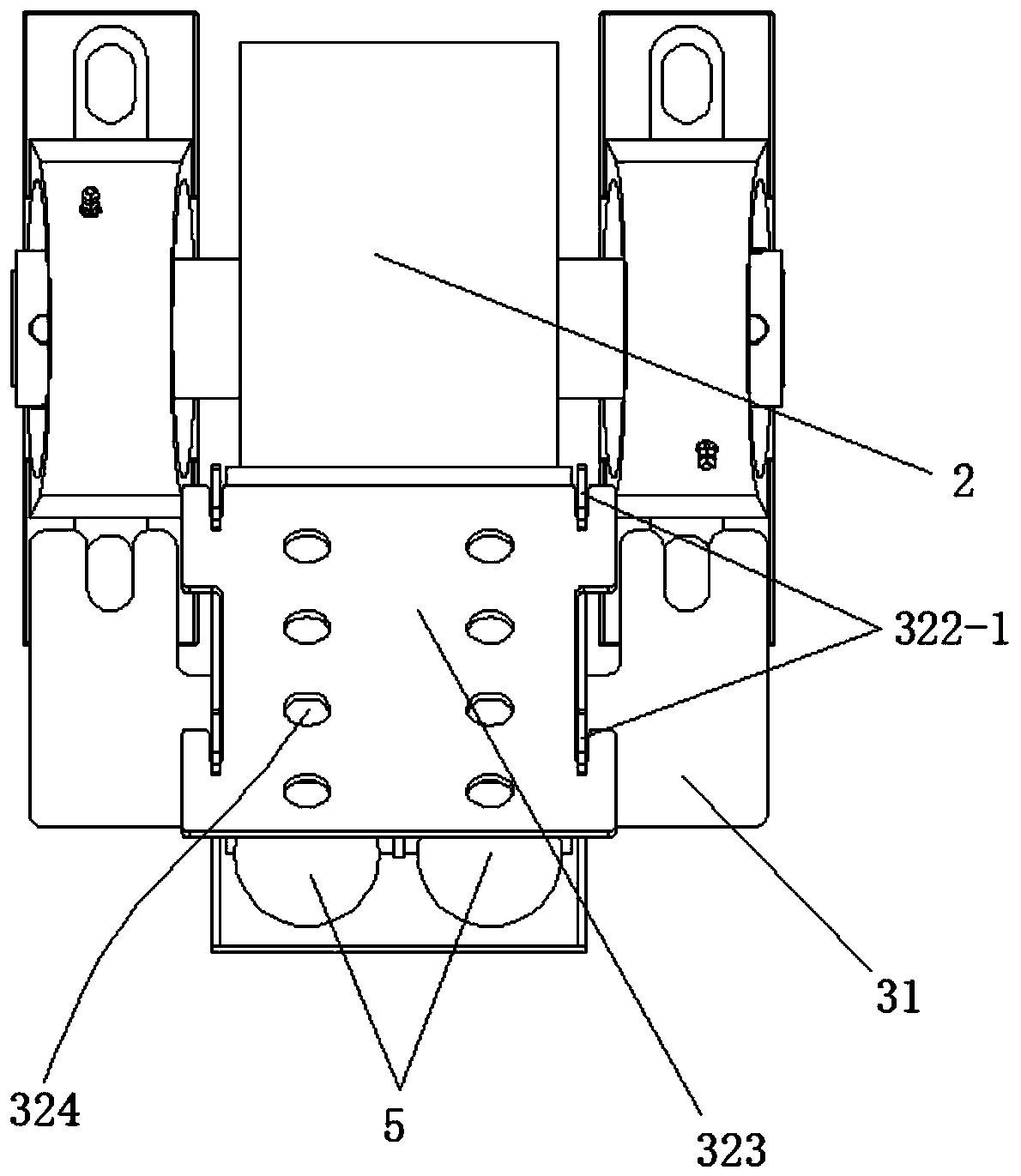 Graphite lubricating device of rotary kiln