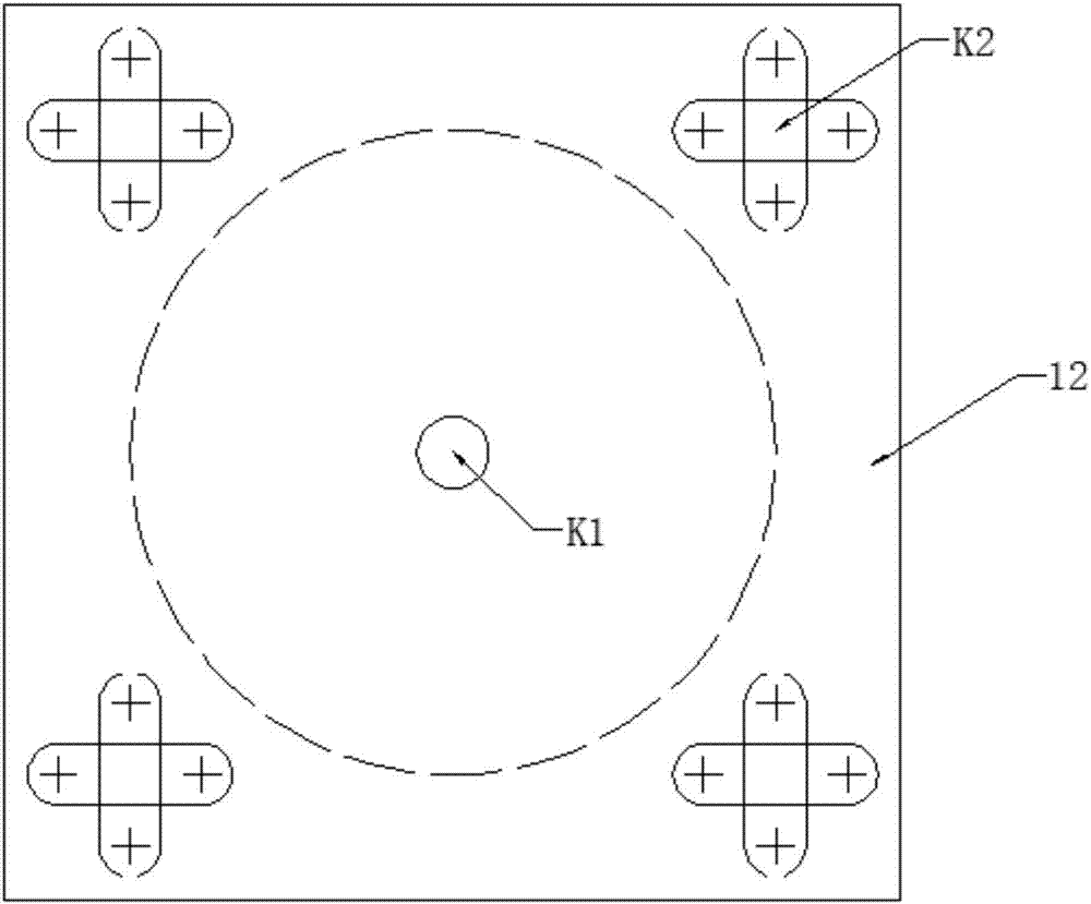 Equipment mounting structure, compound shock isolating support and rigidity adjusting method thereof