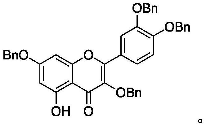 A kind of quercetin derivative and preparation method thereof