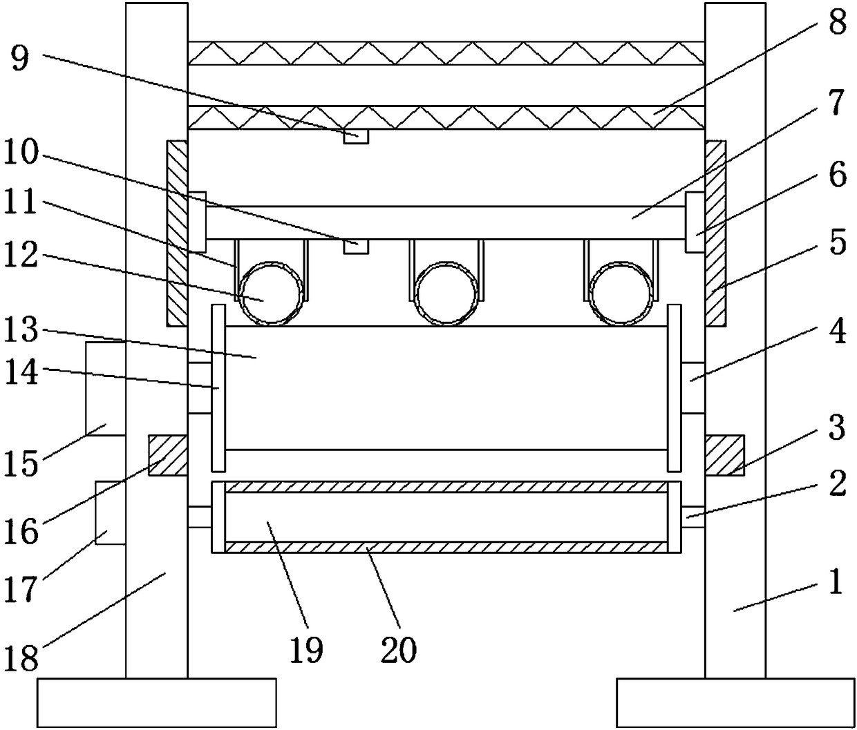 Wrap-up device for textile