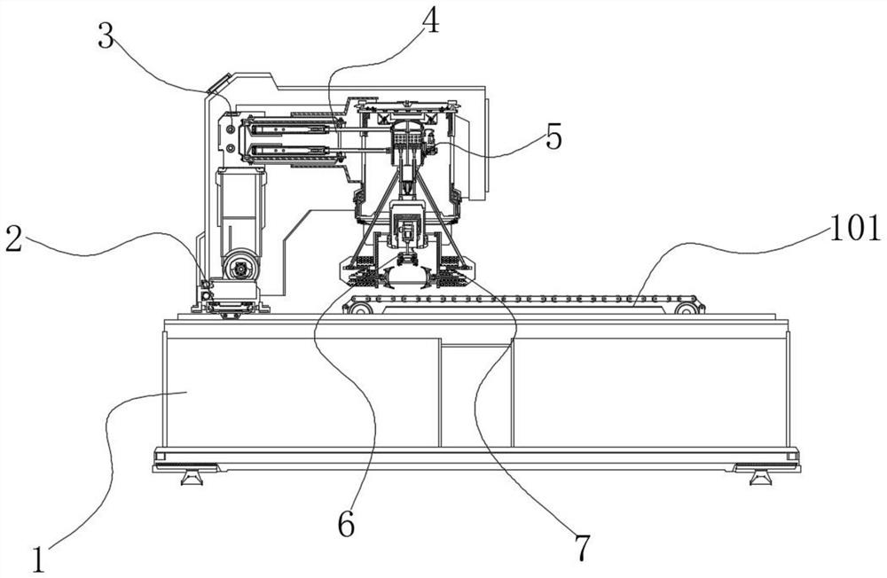 Automatic intelligent control device for industrial production