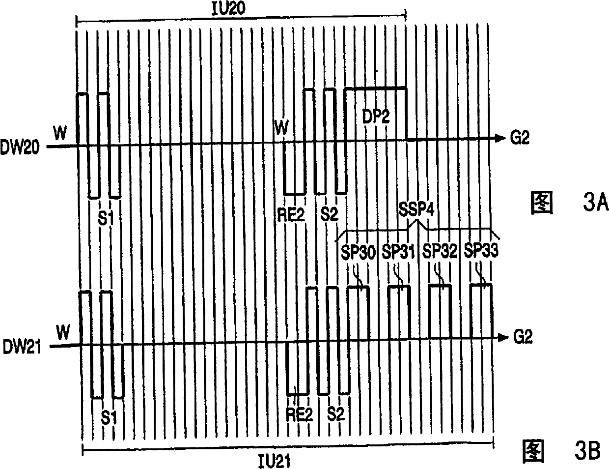 Electrophoretic or bi-stable display device and driving method therefor