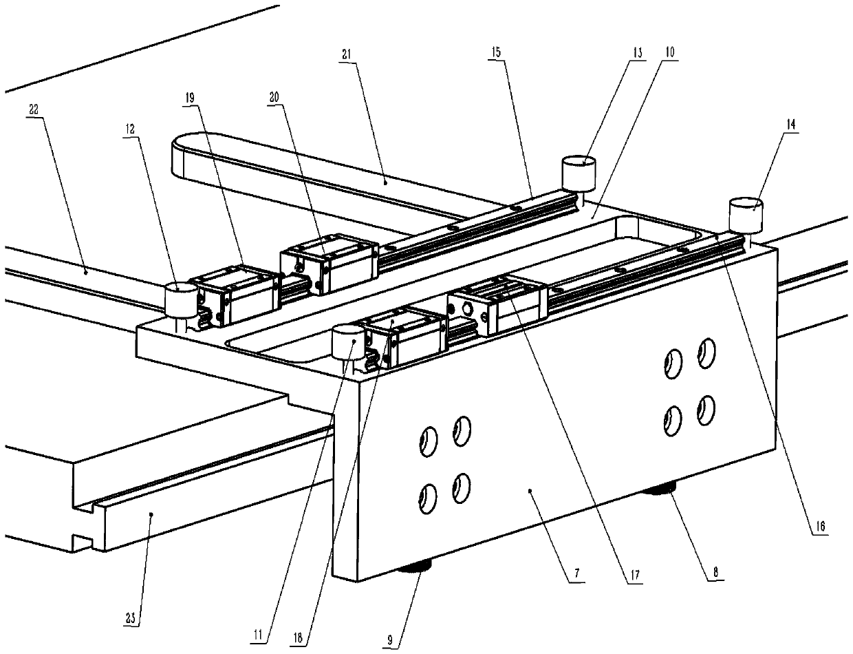 Passive positioning mechanical arm for propelling mechanism of endovascular intervention surgical robot