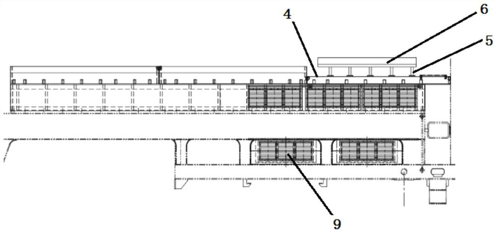 Shed of rail car and rail car