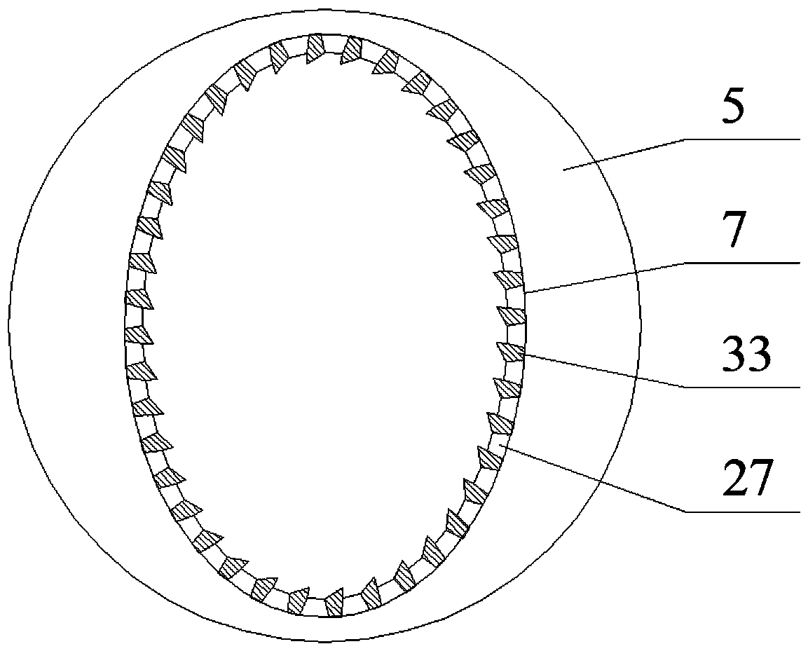 Recycled aggregate shaping barrel and recycled aggregate shaping equipment using shaping barrel