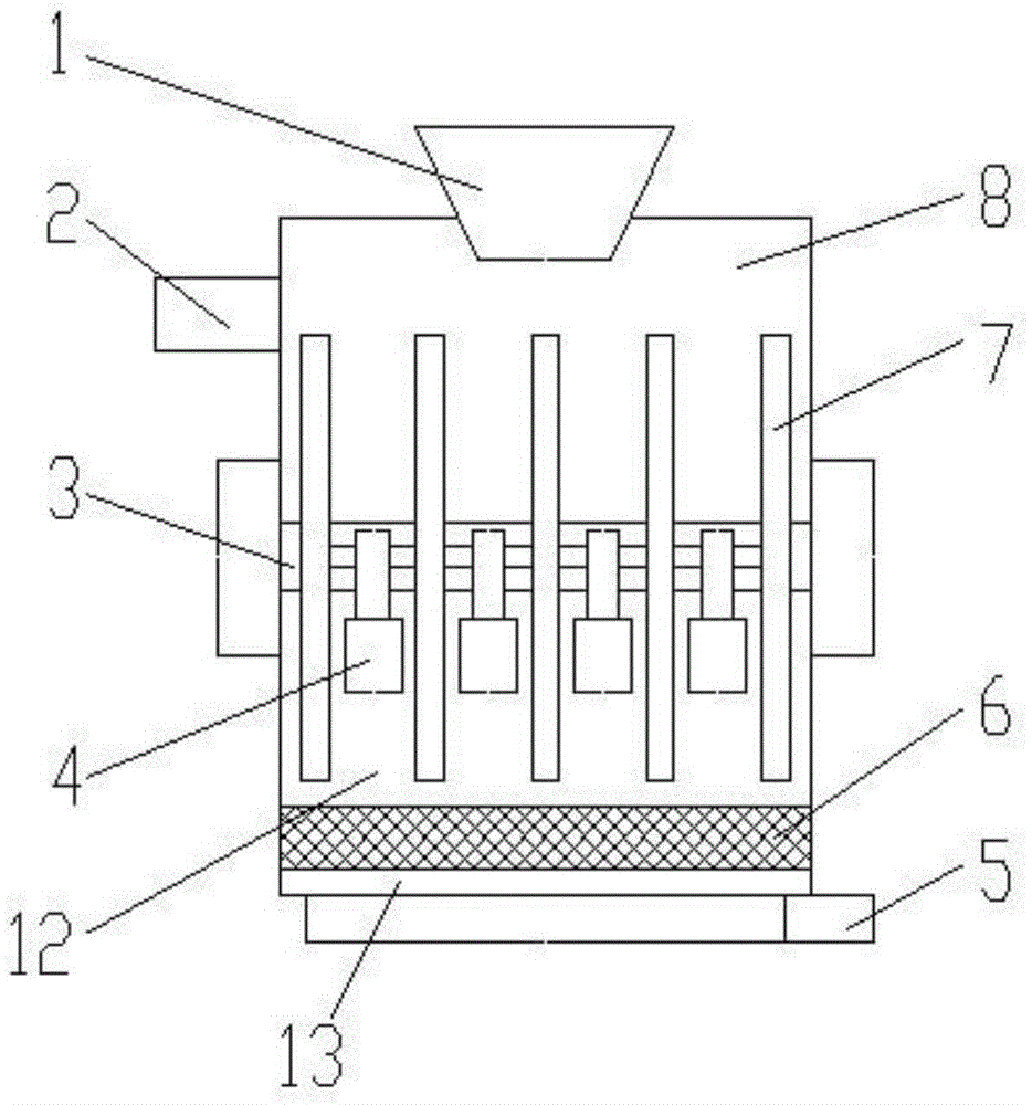 A sand making production line