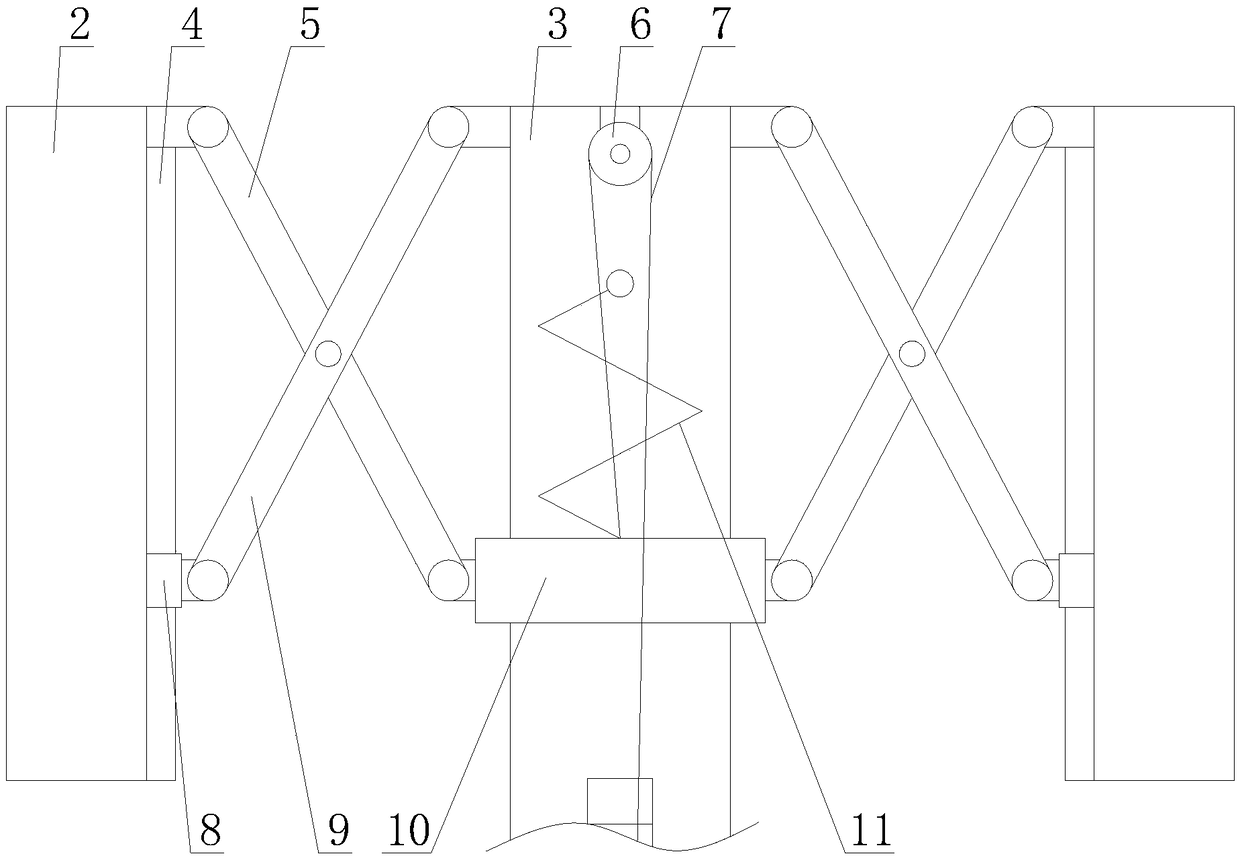 Communication tower with windproof function