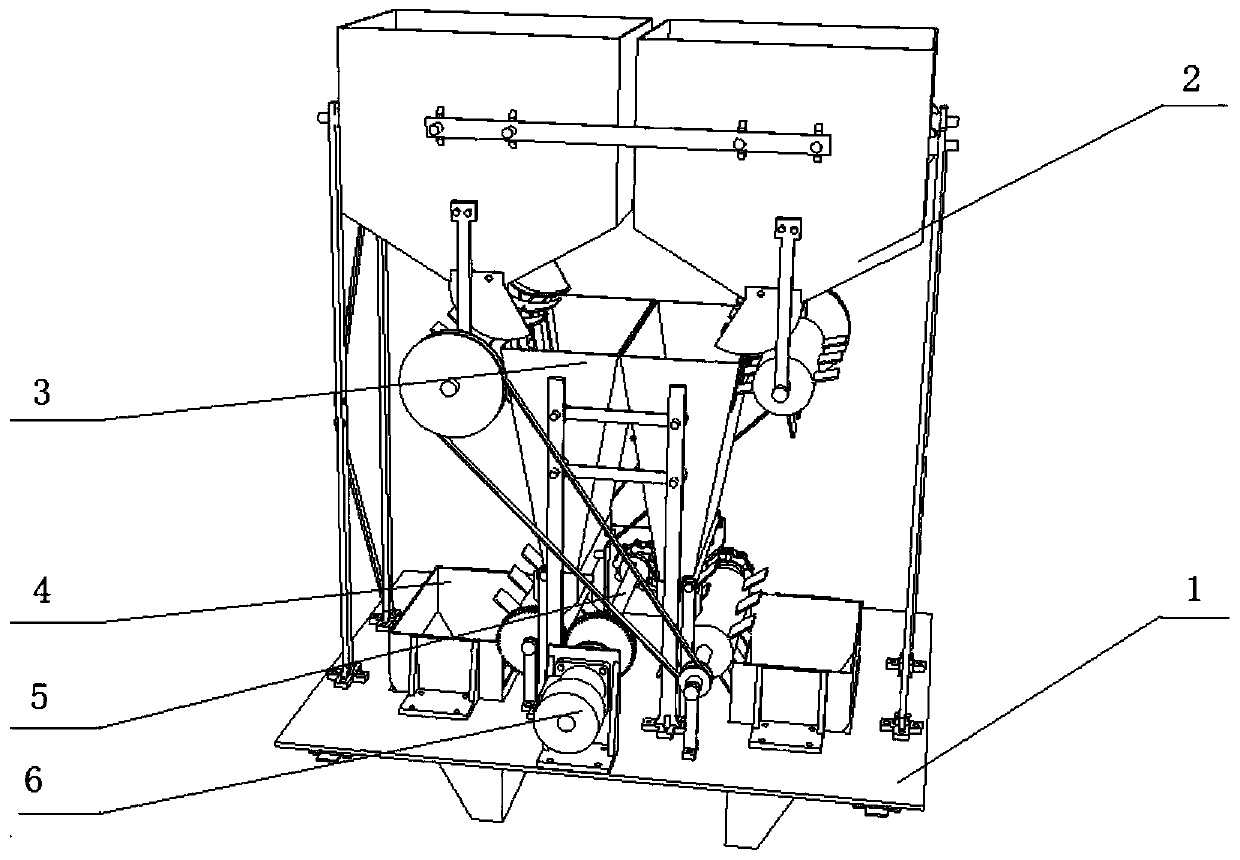 A sugarcane seed meter